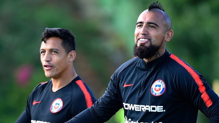 Both Arturo Vidal and Alexis Sanchez play their domestic football in areas affected by coronavirus