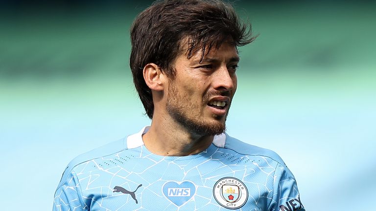 Manchester City midfielder David Silva