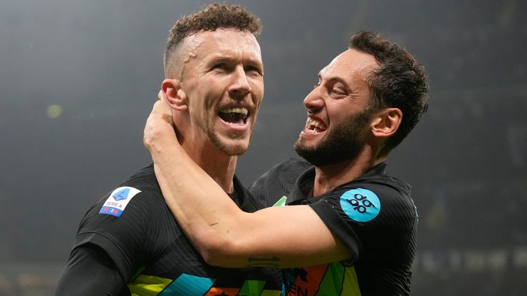 Veteran winger Ivan Perisic was among the scorers as Inter Milan ended Napoli's unbeaten start