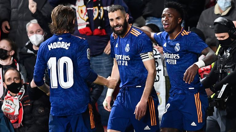 Kareem Benzema's late strike was enough to seal Real Madrid's win