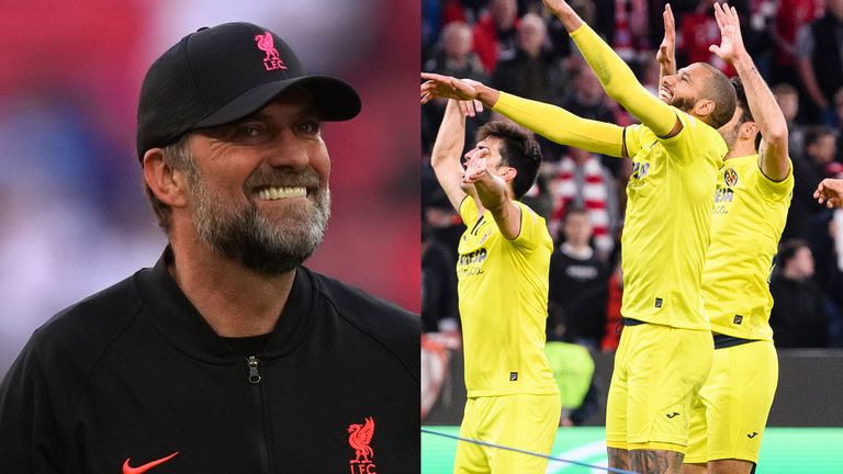 Jurgen Klopp and Villarreal players