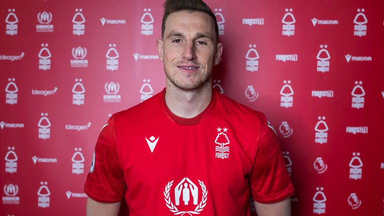 Newcastle striker Chris Wood has joined Nottingham Forest on loan (pic: Nottingham Forest FC)