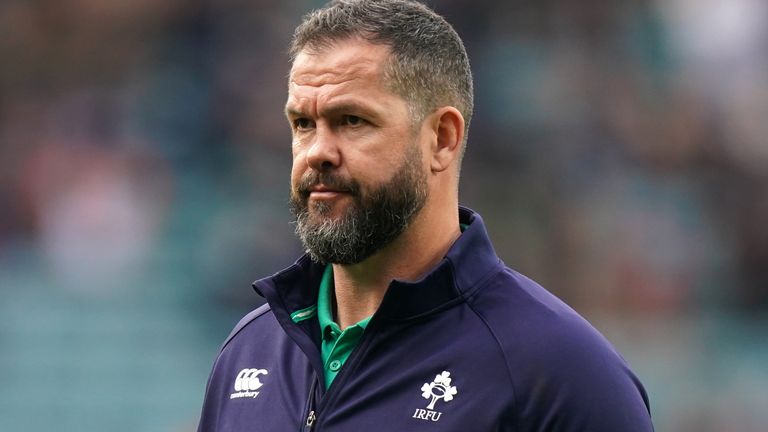 Ireland head coach Andy Farrell