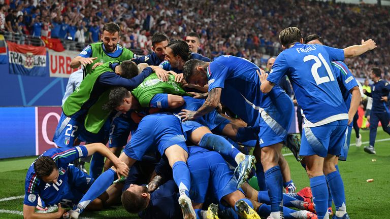 Italy celebrate