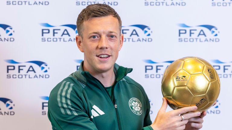 Celtic captain Callum McGregor