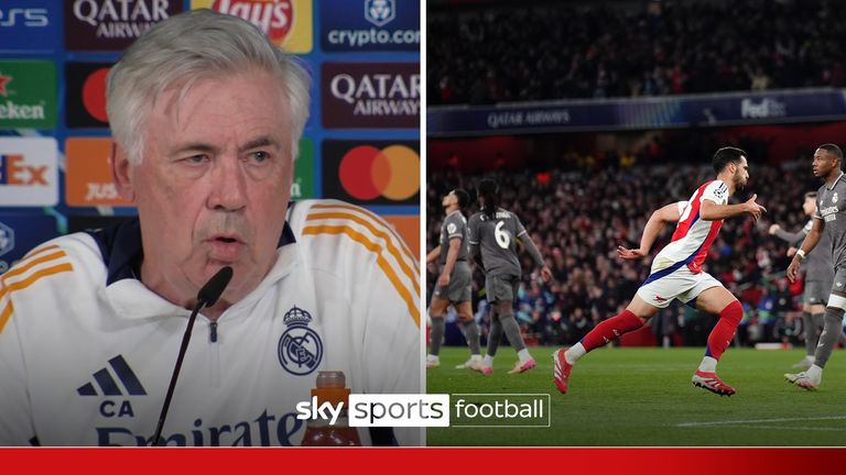 Real Madrid manager Carlo Ancelotti says an early goal would boost their hopes of an unlikely Champions League comeback against Arsenal.