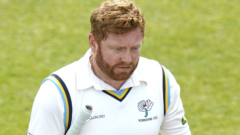 Yorkshire's Jonny Bairstow, County Championship (PA Images)