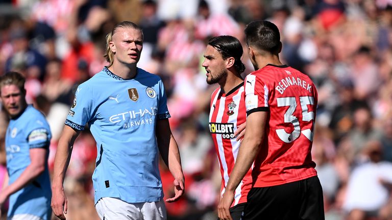 Man City were held to a 0-0 draw with Southampton