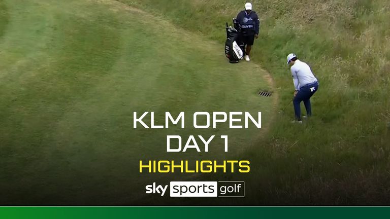 Highlights from the opening round of the KLM Open at The International in Amsterdam, Netherlands.