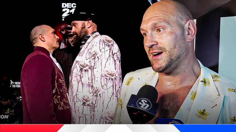 Tyson Fury and oleksandr Usyk